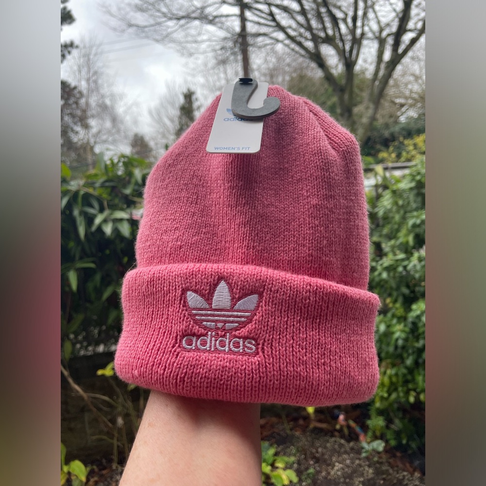 Adidas  Pink Beanie.
NWT
